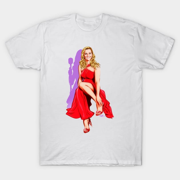 Reese Witherspoon - An illustration by Paul Cemmick T-Shirt by PLAYDIGITAL2020